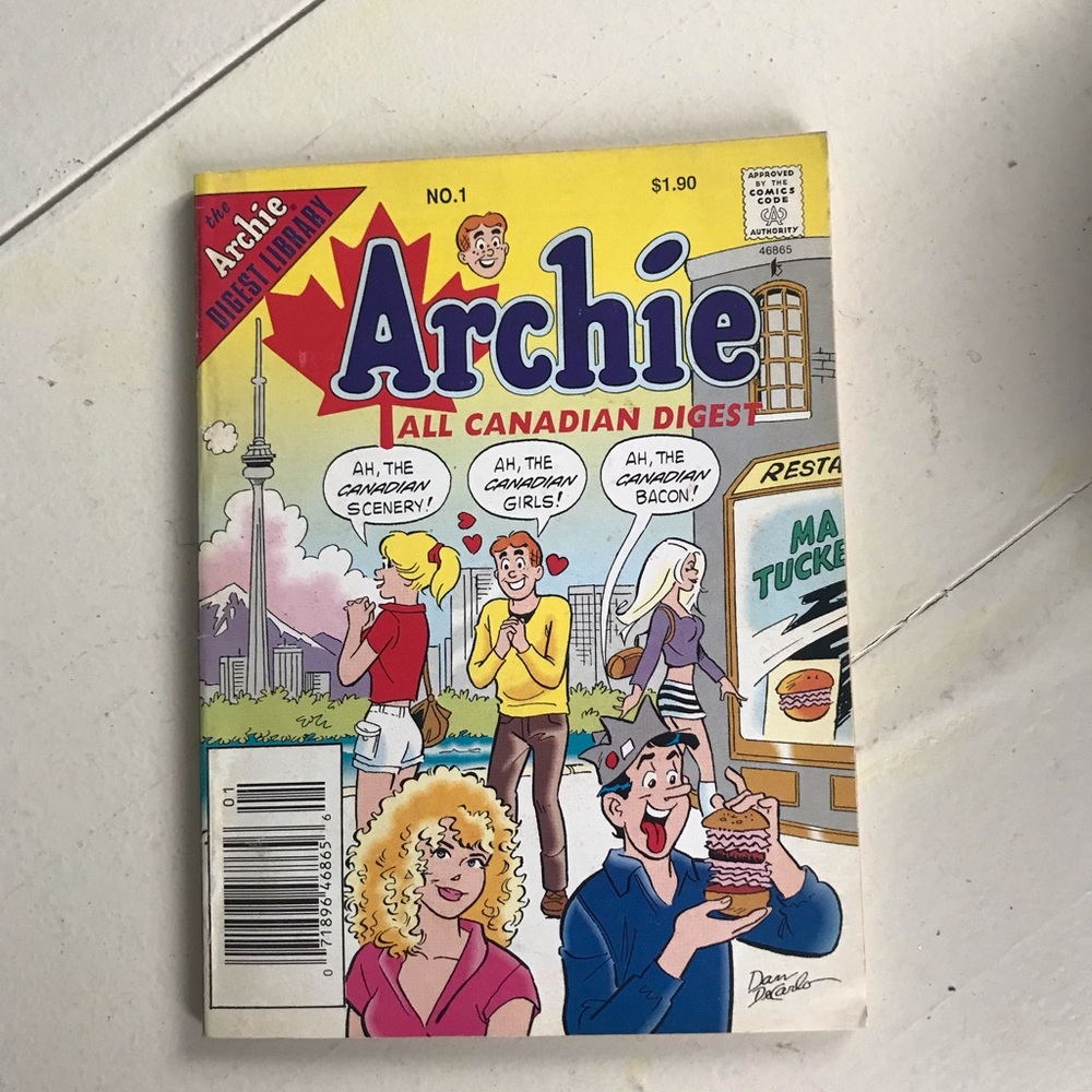 Archie All Canadian Digest Comic Book #1 - Colorful Cover